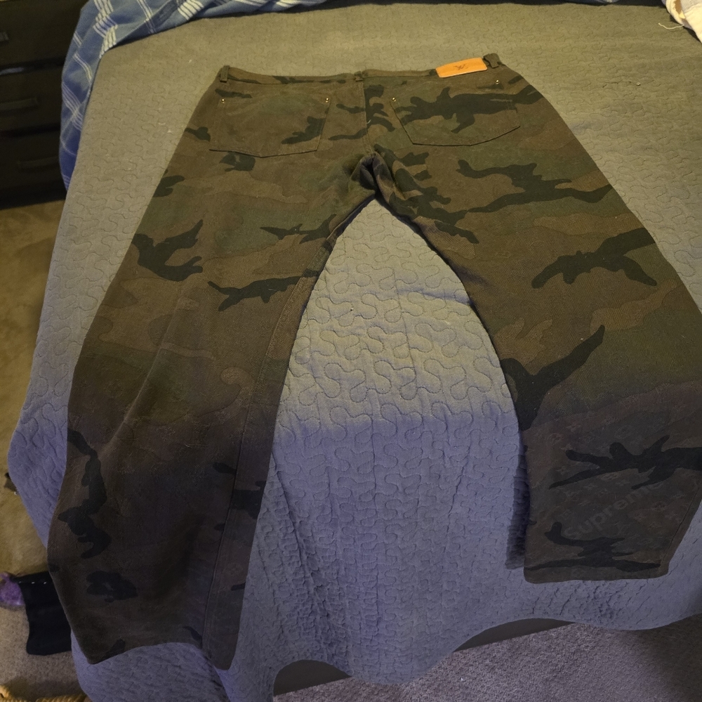Supreme x Louis Vuitton Jacquard Denim 5-Pocket Jean